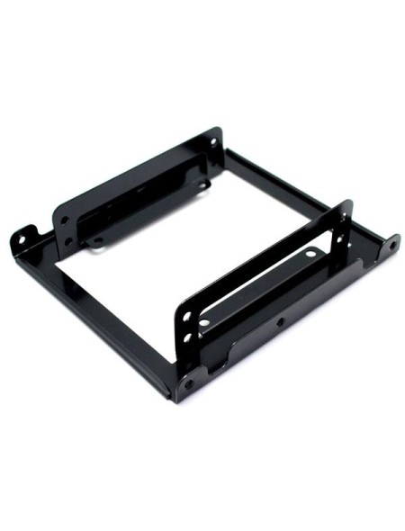 Adaptador HDD/SSD metalico 3.5 a 2 bahias de 2.5  Nanocable  10.99.0002