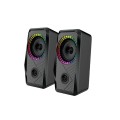 Altavoces 2.0 PC Gaming TF4196 / 2x5w / Usb / Jack 3.5mm / Led Rgb / Negro / MTK