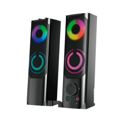 Altavoces 2.0 - Barra de Sonido Gaming TF4195 / 2x5w / Usb / 2x Jack 3.5mm / Led Rgb / Negro / MTK