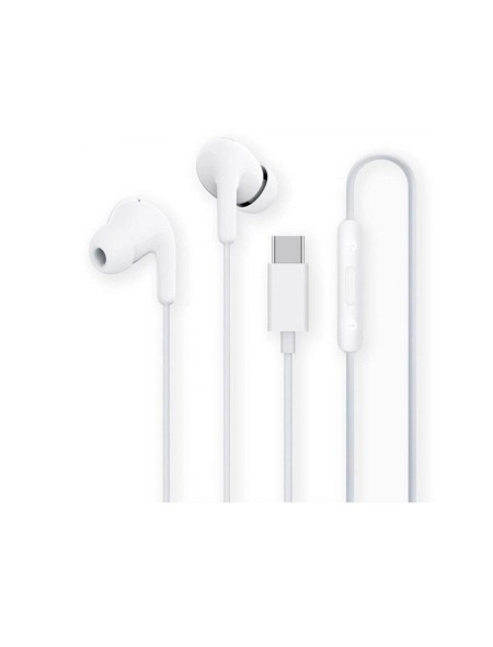 Auriculares Xiaomi MI Dual Drives Blanco / Type-C / Microfono integrado / Resistencia IPX4 / BHR8931GL