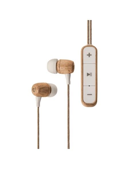 Auriculares Bluetooth Energy Sistem BeechWood / Microfono Integrado / Control de Volumen / Marron / 452392