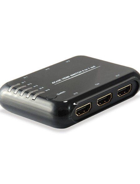 ÷ Switch hdmi equip 5 entradas 1 salida hdmi 1.4a 4k dts-hd con mando