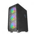 ÷ Caja e-atx torre gaming mars gaming mc-kx xxl black lateral cristal templado frontal mesh incluye 5