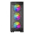 ÷ Caja e-atx torre gaming mars gaming mc-kx xxl black lateral cristal templado frontal mesh incluye 5