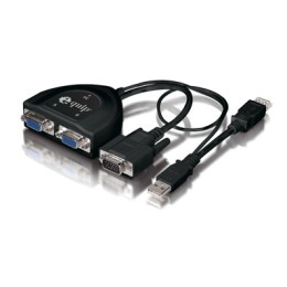 ÷ Splitter vga 2 puertos 450mhz alimentado por usb