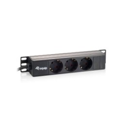 ÷ Regleta alimentacion aluminio rack 10