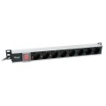 ÷ Regleta alimentacion aluminio rack 19