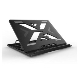 ÷ Soporte de portatil conceptronic de aluminio color negro